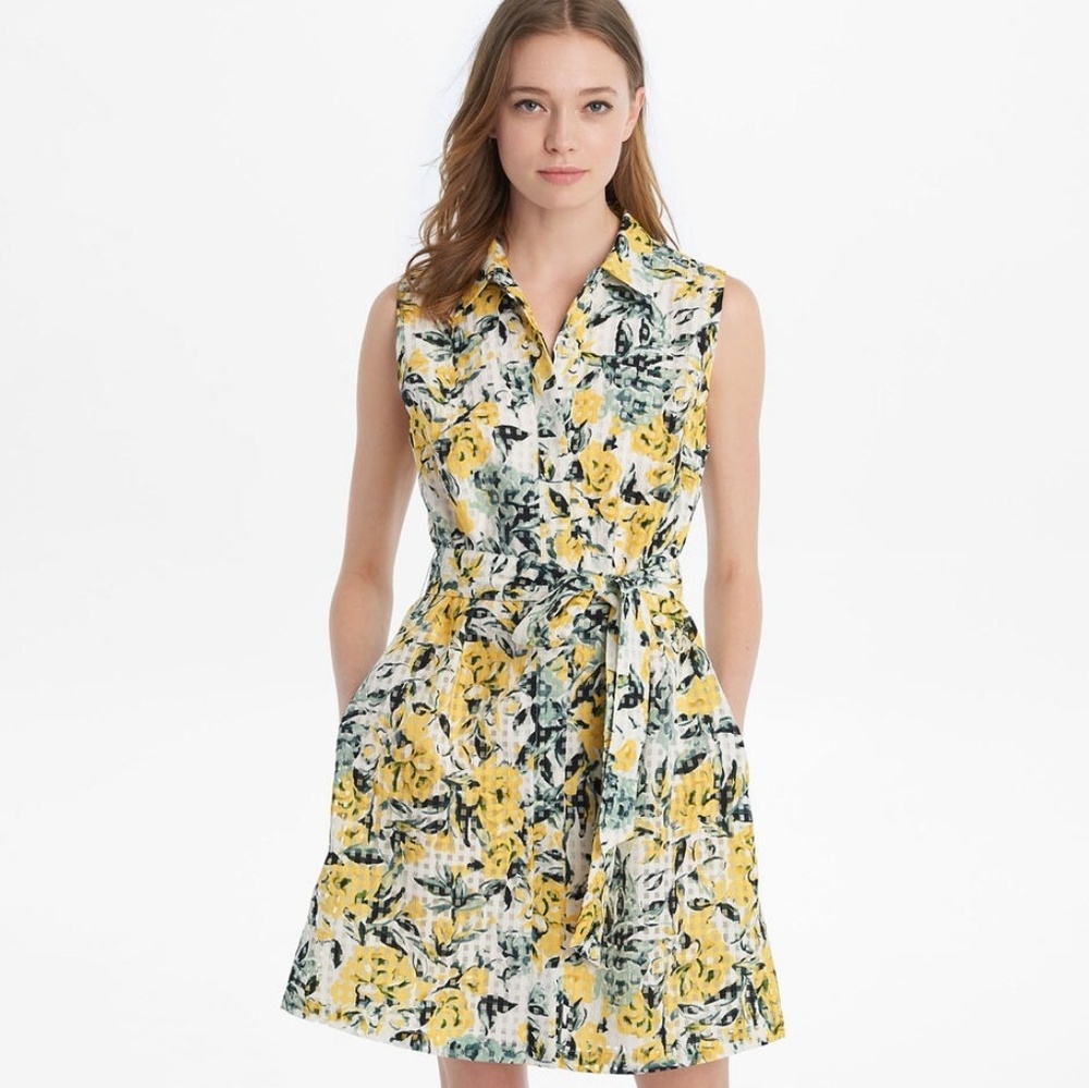 New Karl Lagerfeld floral shirtdress